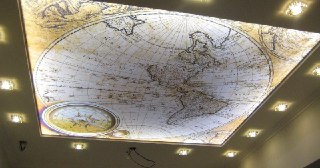 Натяжной потолок с фотопечатью Лангепас, цена от 6372 руб.